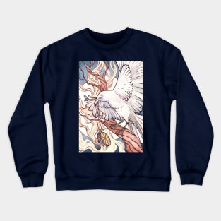 White Raven Crewneck Sweatshirt